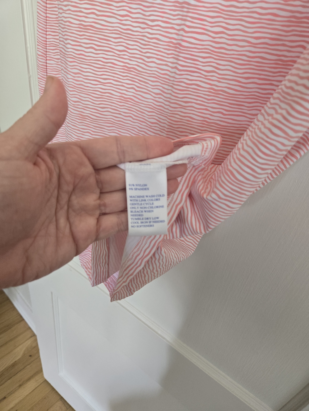 Southern Tide Pink & White Striped Mini Dress - Picture 4 of 5